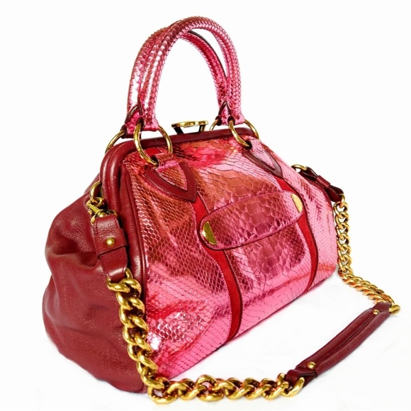 Marc Jacobs Metallic Python Leather Rare Bag in Pristine Conditions - Picture 2 of 6